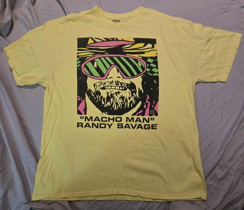 Macho Man Randy Savage WWE Mens T shirt Sz XXL 2XL