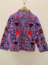 TNT Handmade Suzani Embroidery Jacket | Winter Wear Jacket Coat | Women's Coat