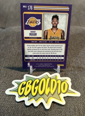 その他 Panini Studio Brandon Ingram 2016-17 Panini Excalibur Brandon Ingram RC #80 + 2016-17