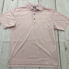 FootJoy Indiana Hoosiers Short Sleeve Golf Polo Shirt Men's Small Pink