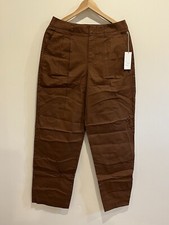 NWT A New Day Pants High Rise Straight Leg Womens Size 6R Brown Caramel