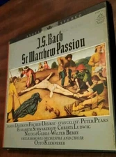 J.S. Bach, St. Matthew Passion - Otto Klemperer (5 Lp Box Set 1962 Angel Stereo)