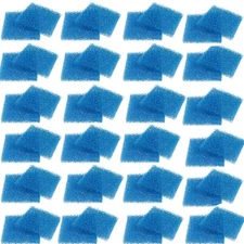 100 pcs Aquarium Bio Sponge Foam Filter Pads for Fish Tank Filters