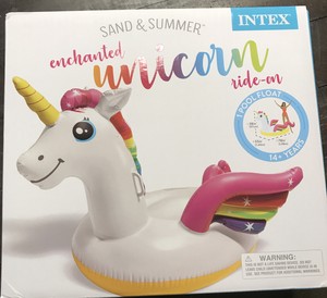intex unicorn pool float