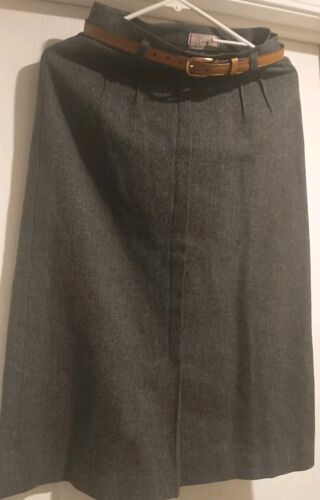 EUC 1950s VTG Grey Skirt 25" W Summit Of Boston Or