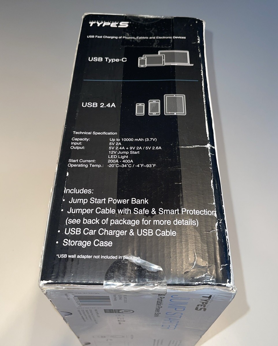 Jump Start  英語版 24パック入り (BOX) RidePower Power Bank - Battery Jump Start - Kit – Law