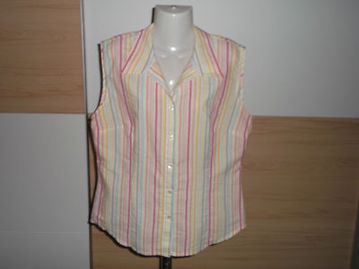 Blusen Top von Basic Concept bunt gestreift Gr. 44  