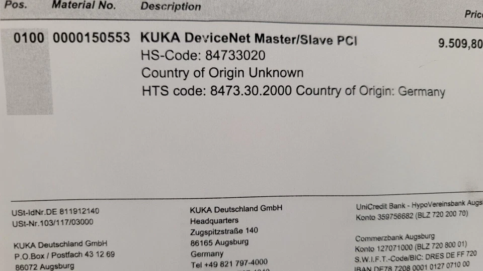 Kuka Device net Master/Slave PCI 150553 - Image 2 of 3