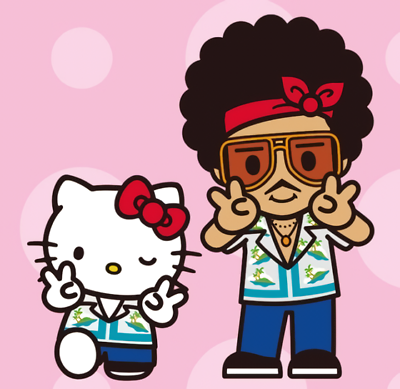 BRUNO MARS x HELLO KITTY T-shirt Japan Limited 2024 Sanrio BRUNO MARS x HELLO KITTY T-shirt Japan Limited 2024 Sanrio