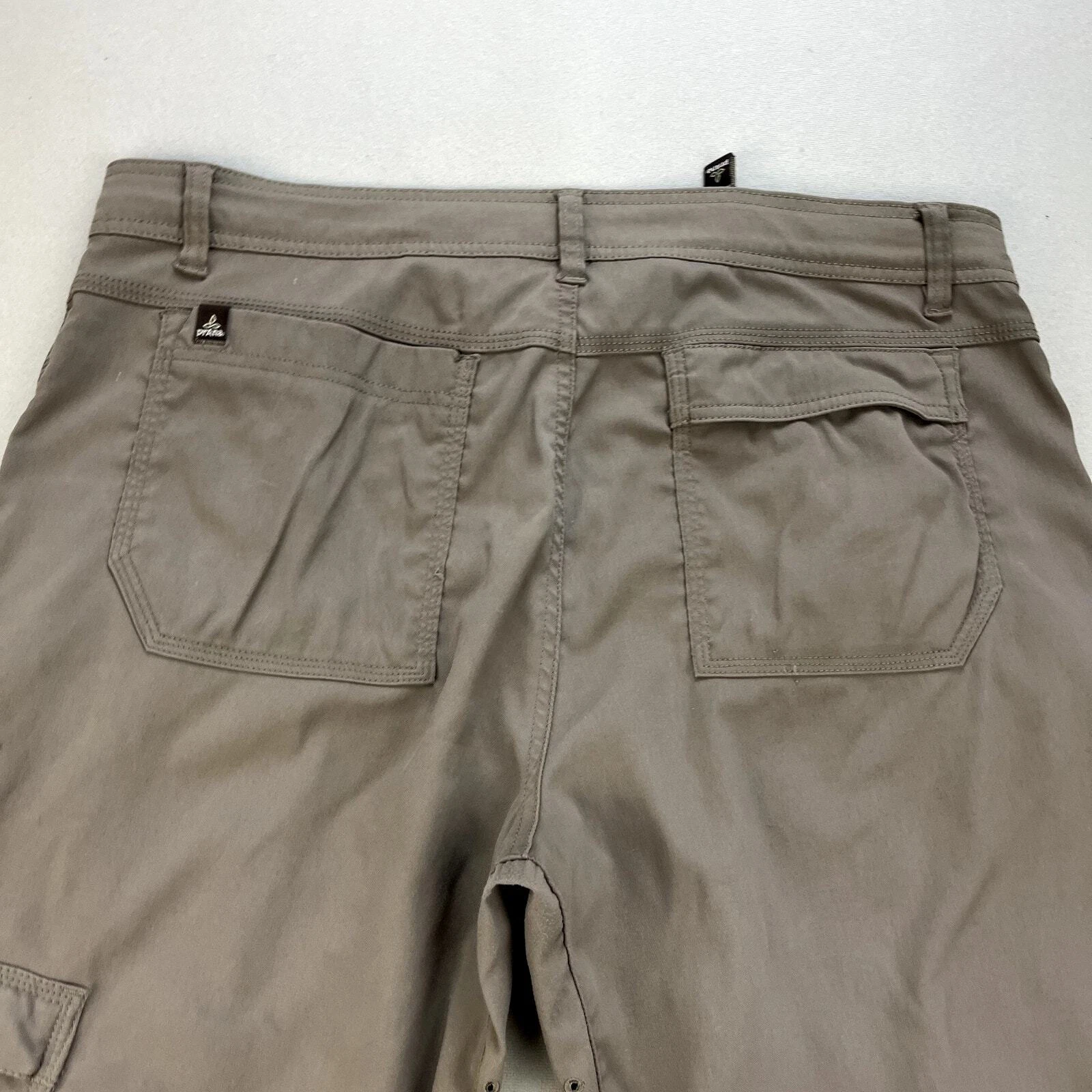 prana cargo belted straight leg utility hiking outdoor pants