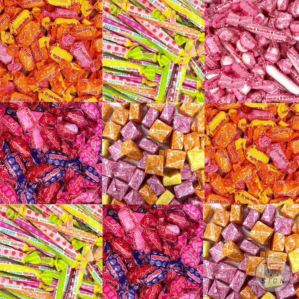 Fruittella Assorted Mixed Chewy Sweets Mixed Flavours Fruit Sweets