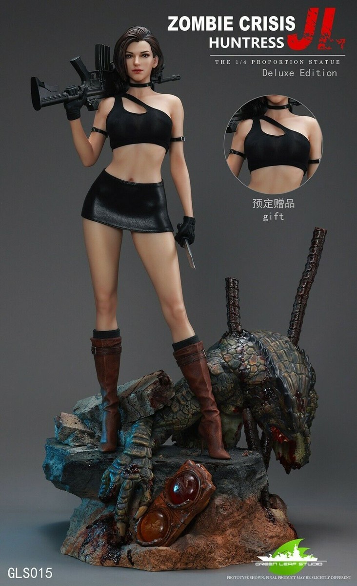 GREEN LEAF STUDIO GLS015 1/4th Zombie Crisis Huntress Jill Statue
