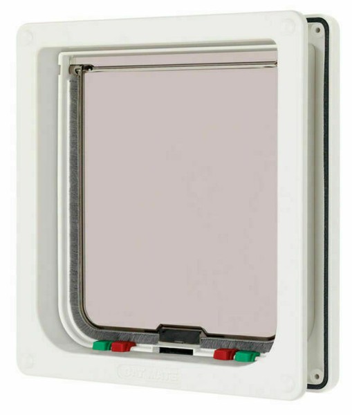 Cat Mate 221W 4Way Locking Cat Flap, Easy Fitting, Fast Installation, Durable, Weatherproof