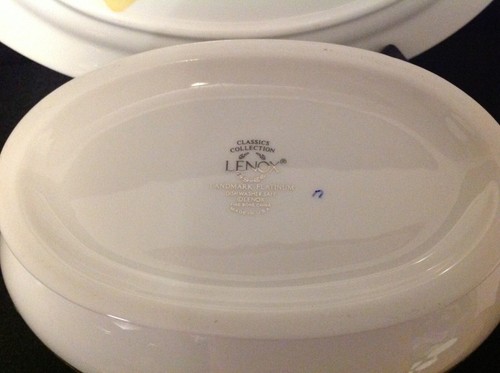 Lenox Landmark Platinum One (1) Gravy Boat & Unattached Underplate Classics Col. - Picture 22 of 23