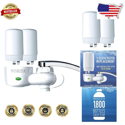 Chlorine Reduction Faucet Filter with Change Indicator - Clean Water at Your Tap
