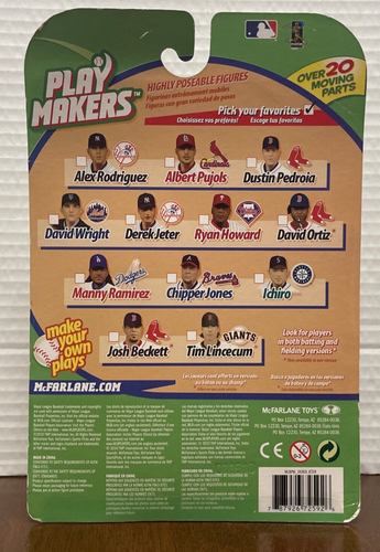Derek Jeter NY Mets McFarlane Playmakers Fielding Figure MLB Baseball Poseable - Picture 2 of 4