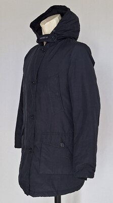 Woolrich Arctic Parka Womens Large Jacket Down Blue Ramar Cloth