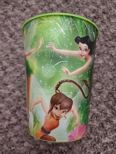 Disney Fairies 2ct Plastic Re-Usable 16oz Party Cups Birthday Everyday BPA Free - Picture 3 of 6