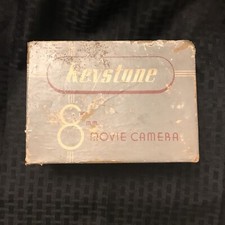 Vintage Keystone 8mm Film Camera Model K-22 With Original Box Good Condition