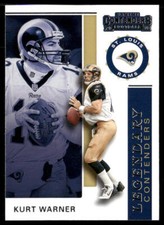 2019 Panini Contenders Kurt Warner LC-KW Legendary Contenders St. Louis Rams