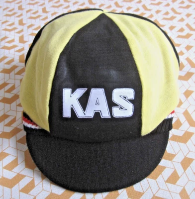 Casquette Cycliste Kas 80'S années 70'S Vintage vélo Cap retro - Photo 1/4