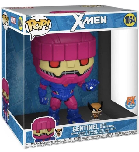 Funko Pop! Marvel (MCU) Sentinel with Wolverine #1054 Figure PX Exclusive