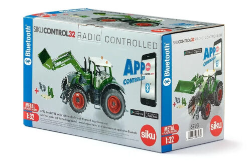 SIKU Fendt 933 Vario Tractor Front Loader Bluetooth 1:32 RC, Free Shipping! - Picture 3 of 3