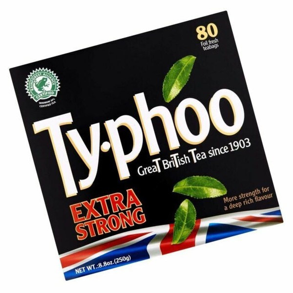Typhoo Extra Strong Tea Bags 80 Foil Fresh Teabags for sale online eBay