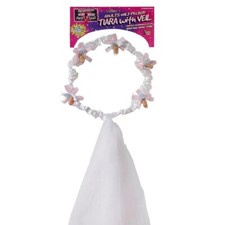 Bachelorette Party Pecker Tiara  Veil Bride To Be Headpiece Hens Night