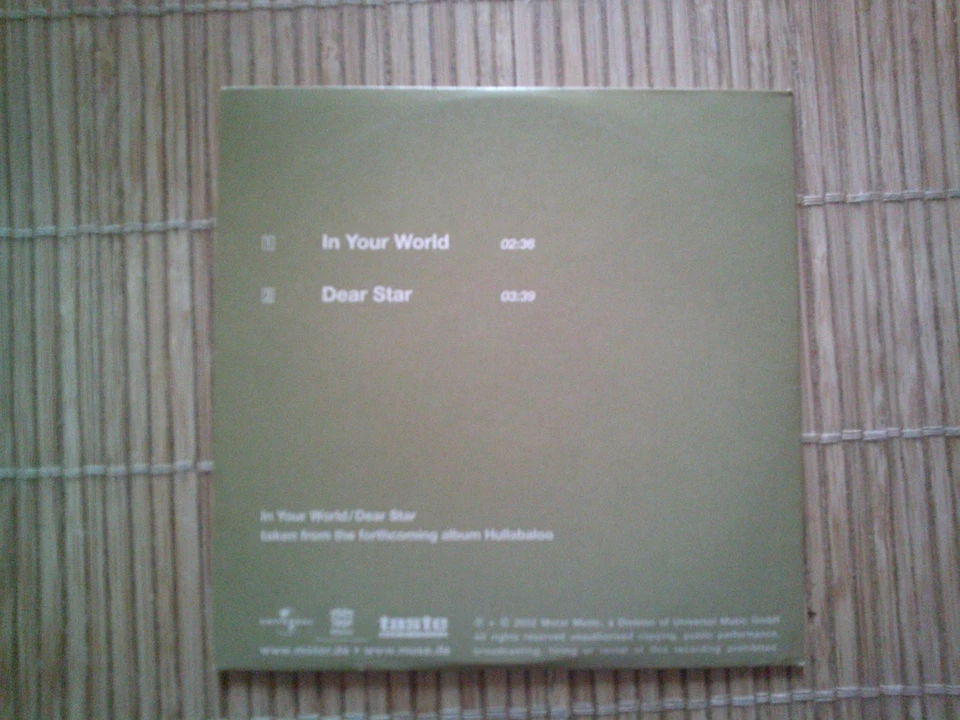 Muse – In Your World / MCD / Promo / 2 Tracks - Bild 2 von 3