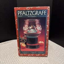Vintage 1997 Pfaltzgraff Winterberry Floating Candle Bayberry Scent