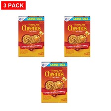 General Mills Honey Nut Cheerios, 15.4 oz - Pack of 3