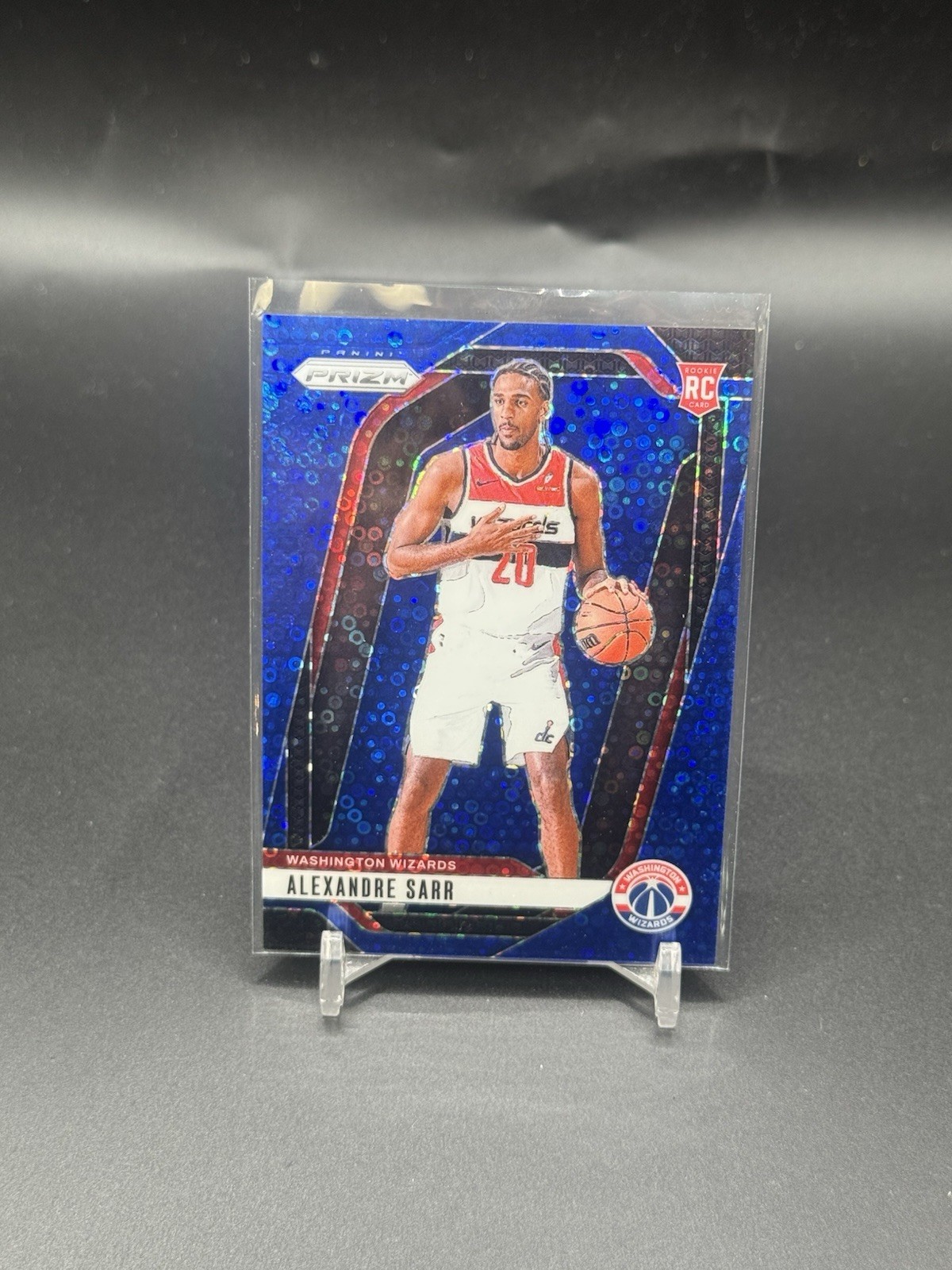 2024-25 Panini Prizm Fast Break Alexandre Sarr #264 Blue Disco Rookie RC /150