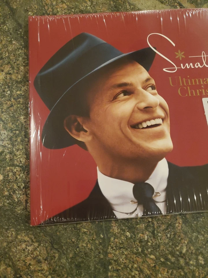 Frank Sinatra Ultimate Christmas Shrink Double Green LP Record Limited Edition  - Image 2 of 4