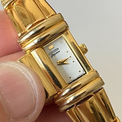 •New Citizen Elegance Slider Ladies Quartz Watch EL3106-59D Female Stainless steel Mother of Pearl white ø  main image 3