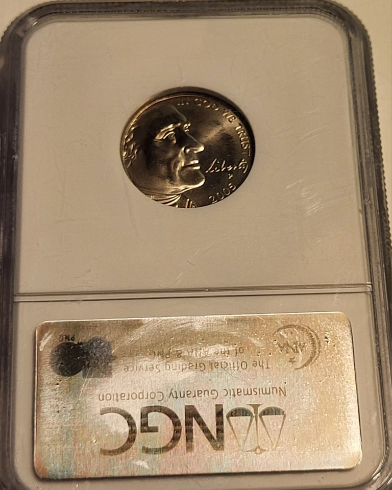 2005 P Bison Jefferson Nickel! NGC SMS MS66 Graded Coin! Check It Out! - Image 4 of 4