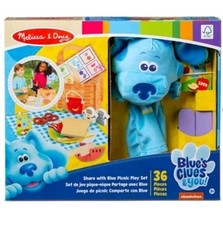 Melissa  Doug Blues Clues Picnic Play Set with Hand Puppet - New in Box 