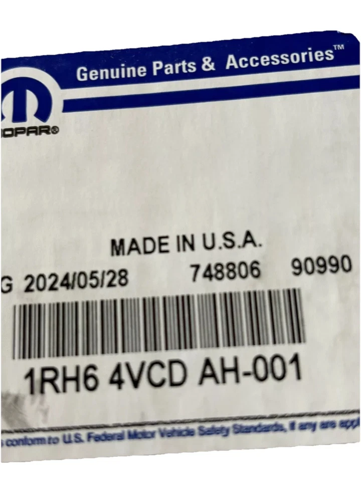 Manija de puerta lateral para pasajeros Chrysler 300 2020-2022 OEM Mopar 1RH64VCDAH nueva Foto 3 de 3