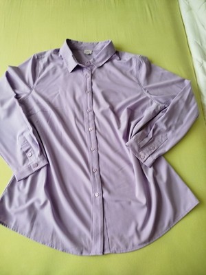 QVC Via Milano Fliederfarbene Bluse Größe 46