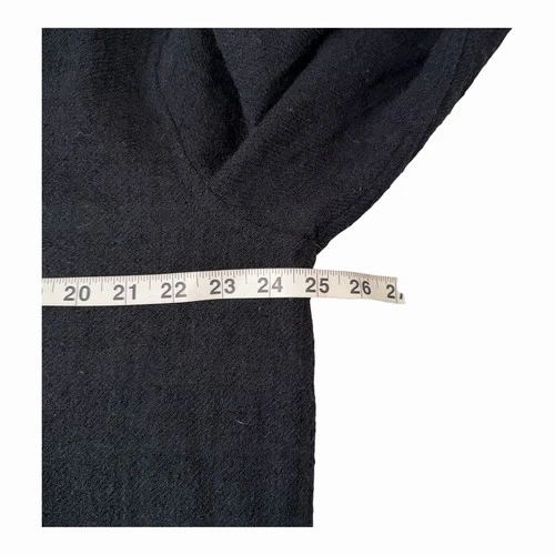 Our Legacy Haven Jacket Size 52 XL Black Shacket Chore Coat Boxy Button Wool image 8