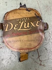 Vintage Antique Tin Litho Sign Advertising ROME DE LUXE Bed Spring Bedding