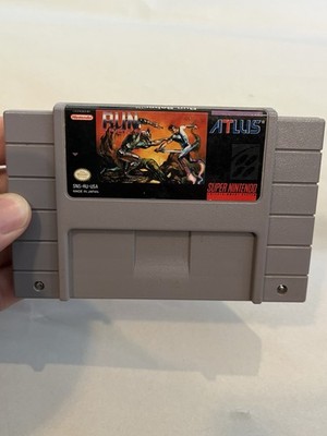 Run Saber (Super Nintendo SNES, 1993) Authentic Cartridge   Tested & Working