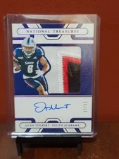 2022 NATIONAL TREASURES 3 COLOR RPA AUTO JALEN TOLBERT ROOKIE  20/25 RC SS-JTO