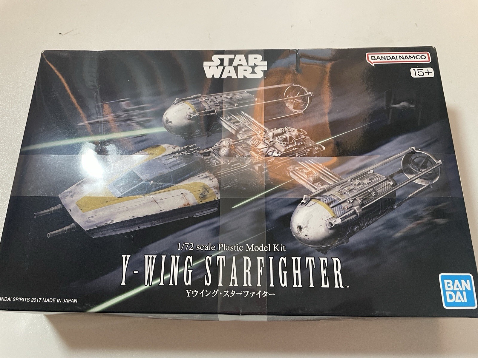 Bandai Star Wars Y Wing Starfighter 1/72 Scale Plastic Model Kit