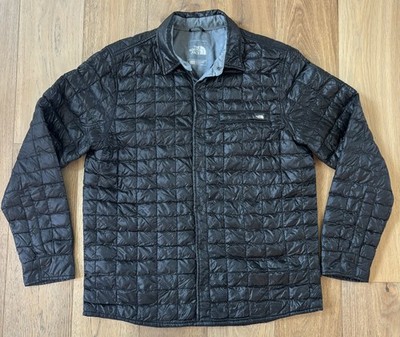 The North Face Men's ThermoBall Eco Insulated Black Quilted Jacket Size Large L
