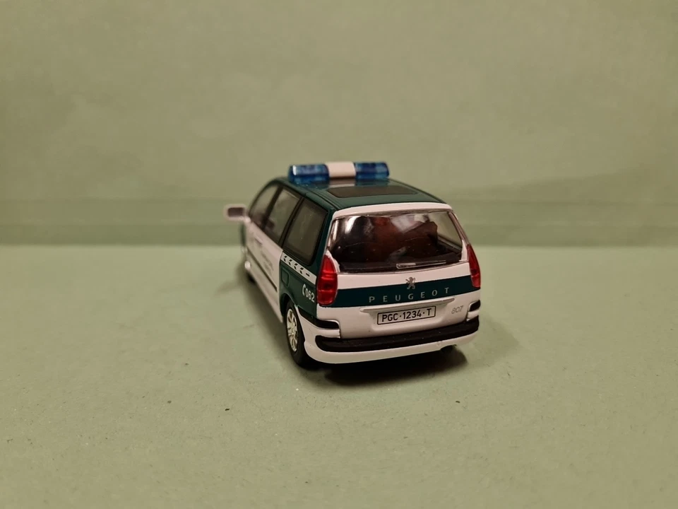 HONGWELL PEUGEOT 807 GUARDIA CIVIL TRAFICO SPAIN SPAGNA SCALA 1:43 - Immagine 3 di 4