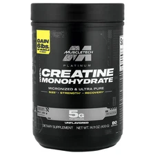 Muscletech, Essential Series, Platinum 100% Creatine, Unflavored, 14.11 oz