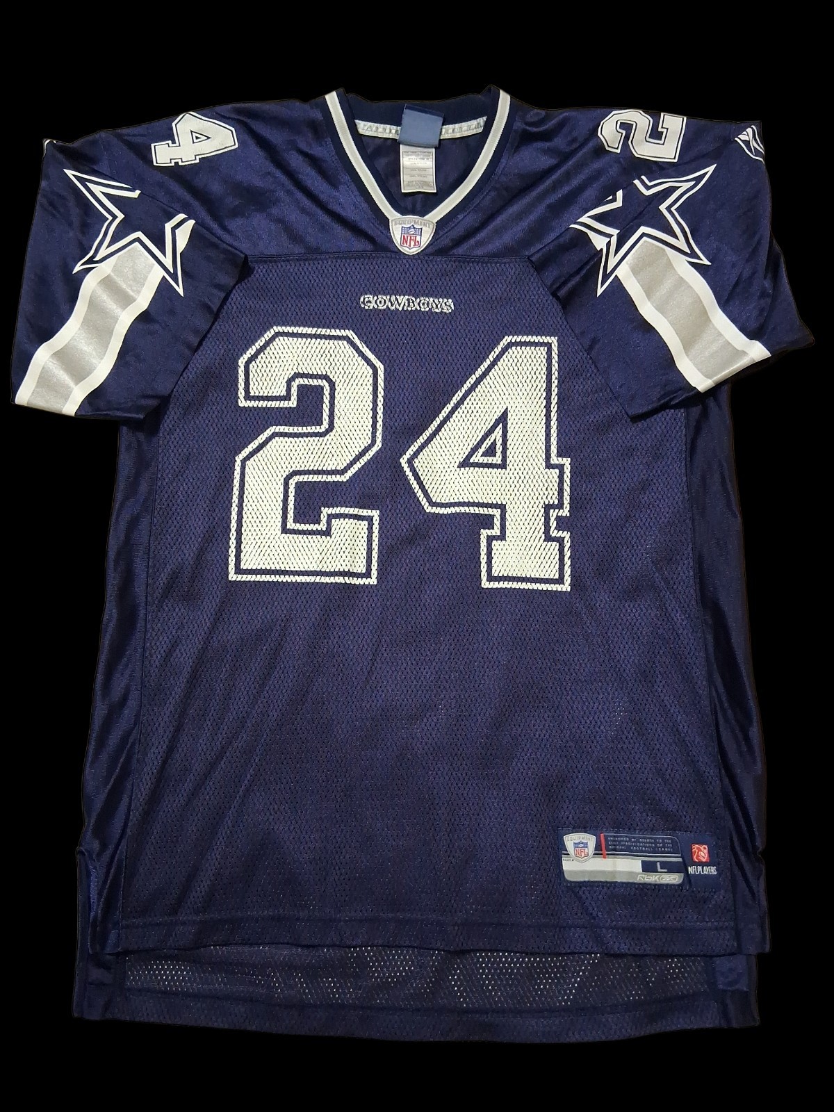 Dallas Cowboys Marion Barber #24 Jersey NFL Licensed Reebok Vintage Size Large