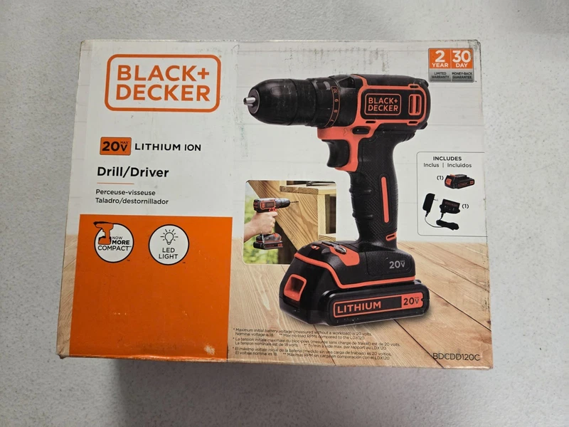 BLACK+DECKER BDCDD120C 20V Cordless Drill Driver