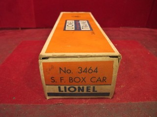 ORIGINAL EMPTY BOX FOR LIONEL 3464 BOX CAR